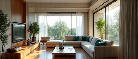 Smart home living space with automated technology by Netherlands